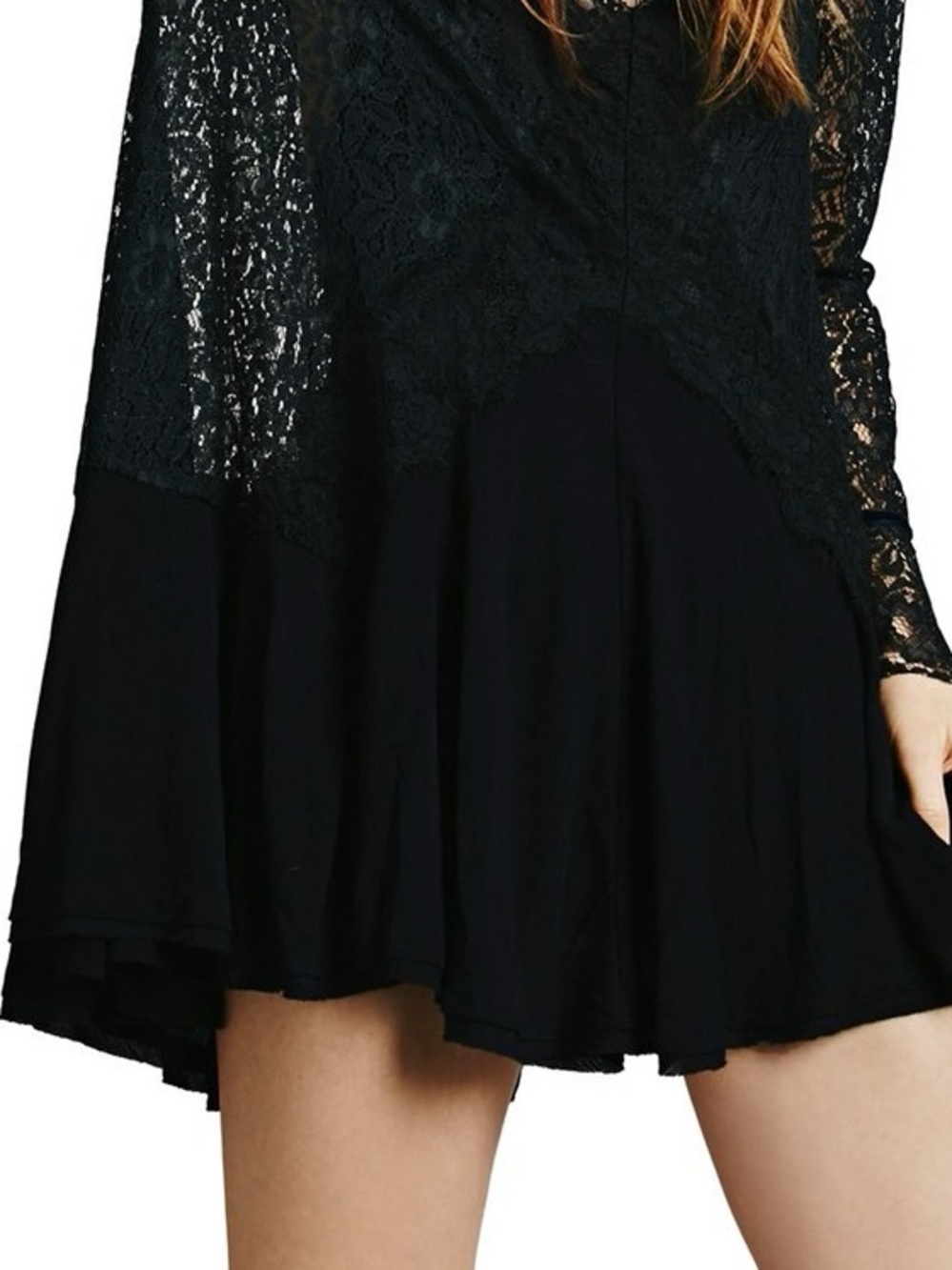 Umgee Black Lace Tunic